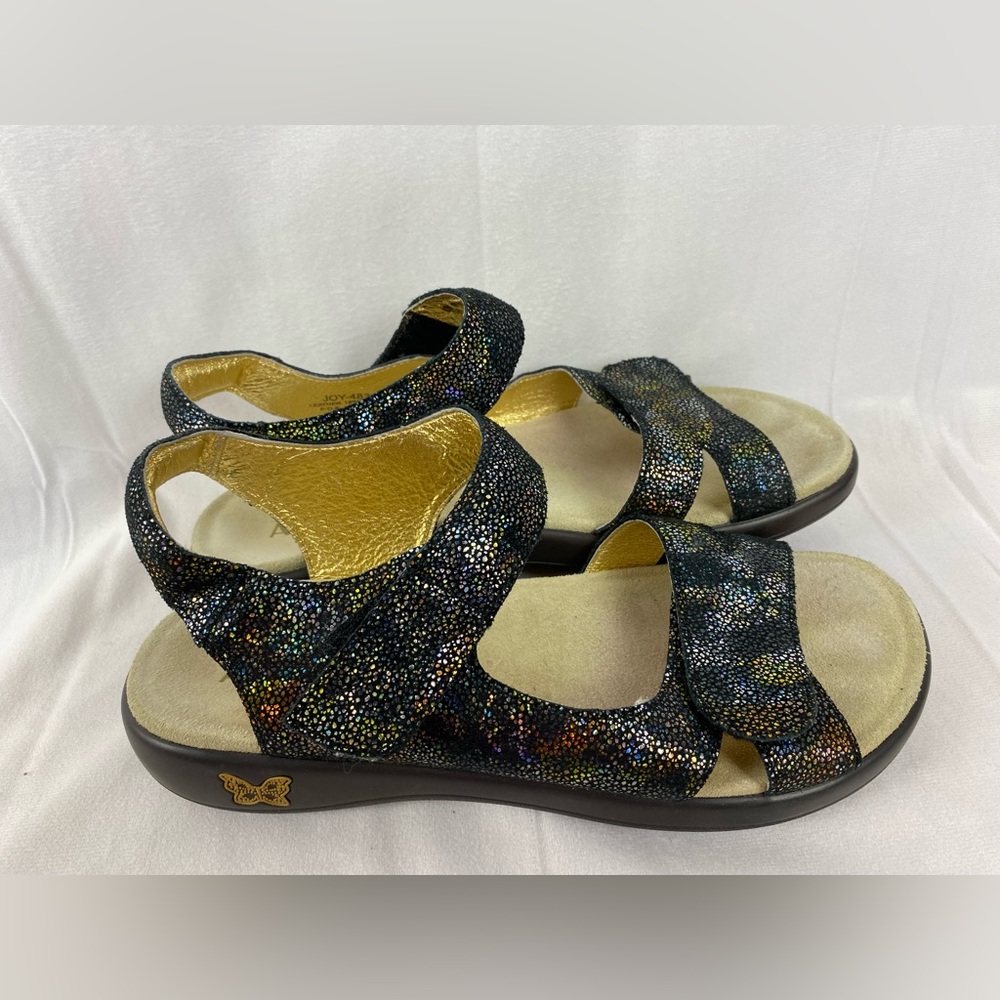 Alegria Joy Oh Snap Sandals Women’s 41 or 10.5/11 Multicolor Sparkle - Picture 2 of 9